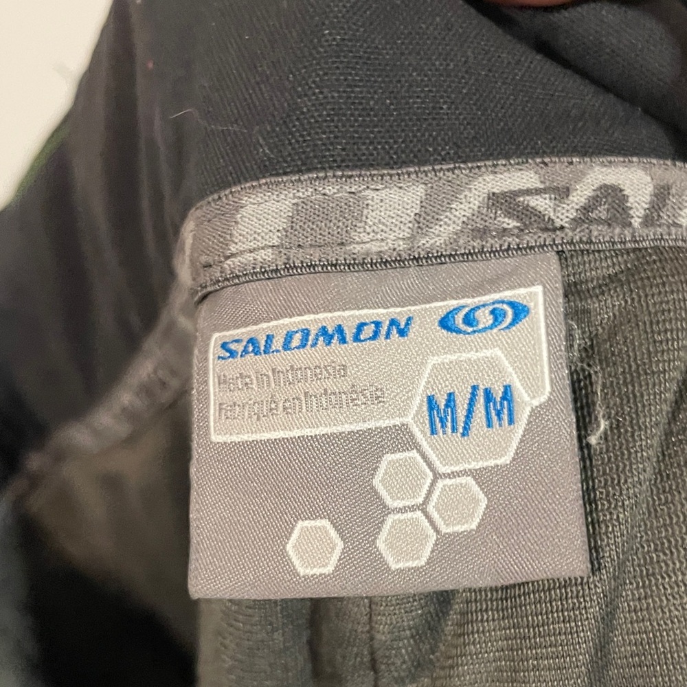 Salomon Men's Black Cargo ski snow Pants - Picture 2 of 4